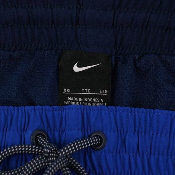 NIKE Mens Game Royal Blue 7" VOLLEY Quick Dry Swim Trunks Shorts XXL NWT - Picture 2 of 2